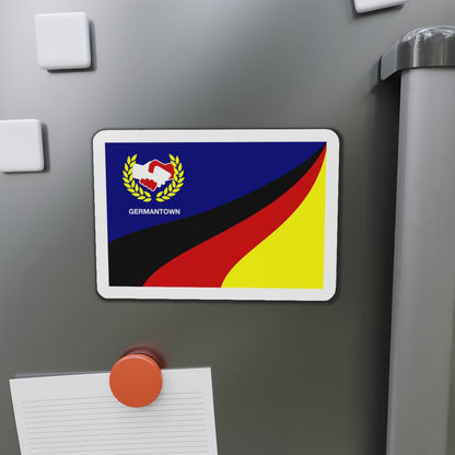 Flag of Germantown Ohio - Die-Cut Magnet-The Sticker Space