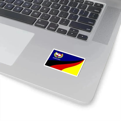 Flag of Germantown, Ohio - STICKER Vinyl Kiss-Cut Decal - The Sticker Space