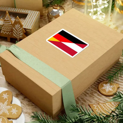 Flag of Germany and Austria (Austria) STICKER Vinyl Kiss-Cut Decal - The Sticker Space