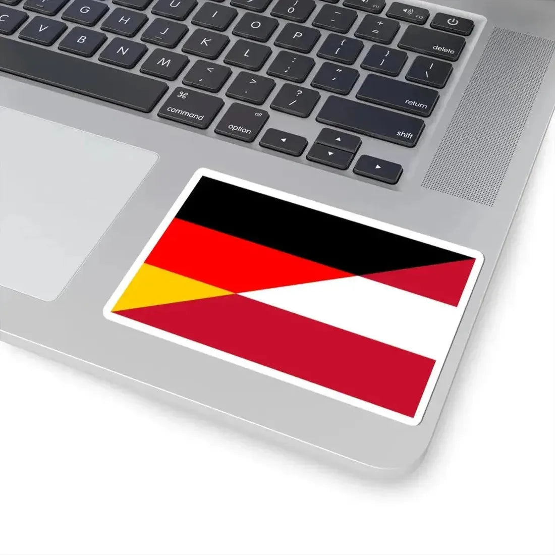 Flag of Germany and Austria (Austria) STICKER Vinyl Kiss-Cut Decal - The Sticker Space