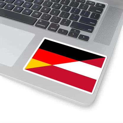 Flag of Germany and Austria (Austria) STICKER Vinyl Kiss-Cut Decal - The Sticker Space