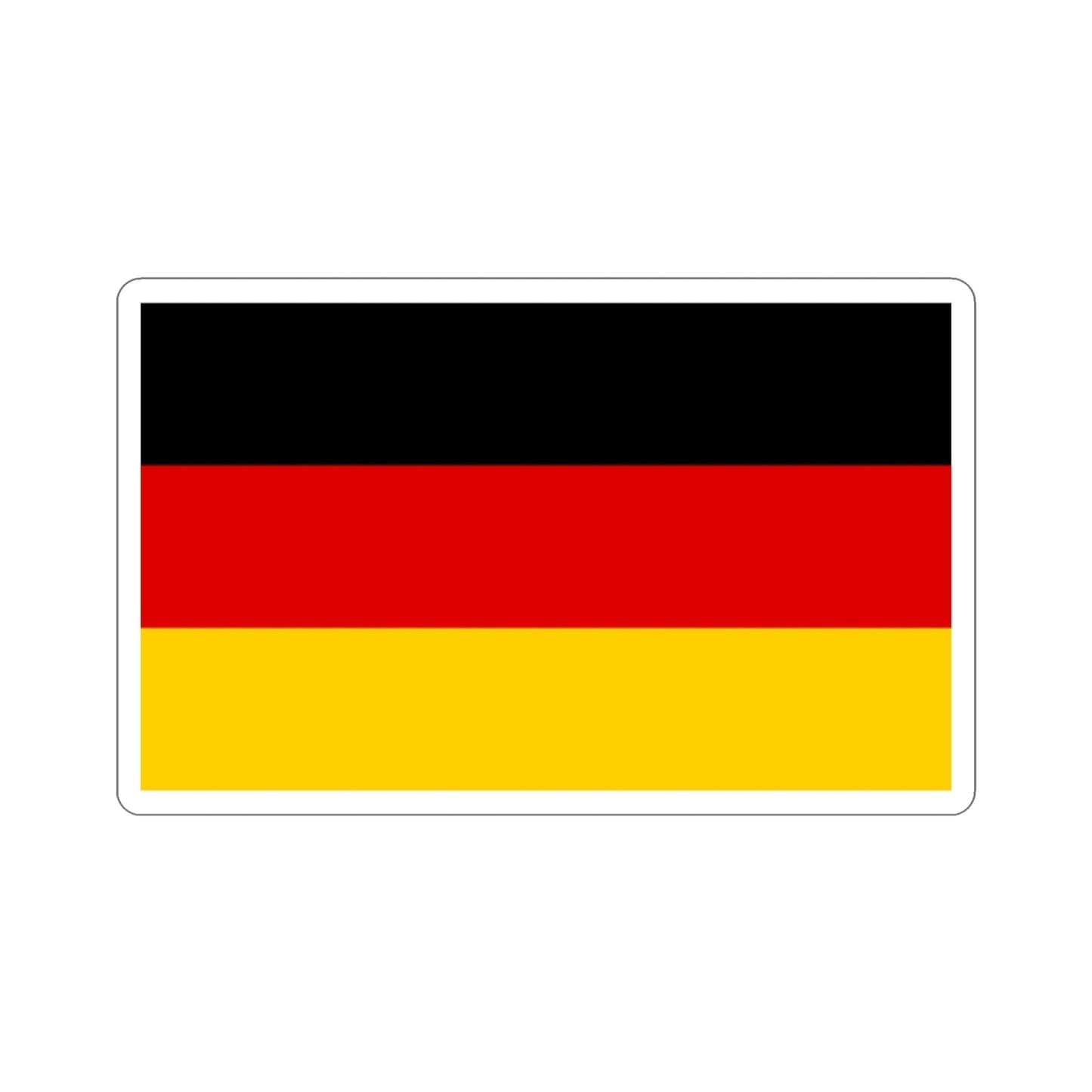 Flag of Germany STICKER Vinyl Die-Cut Decal-2 Inch-The Sticker Space