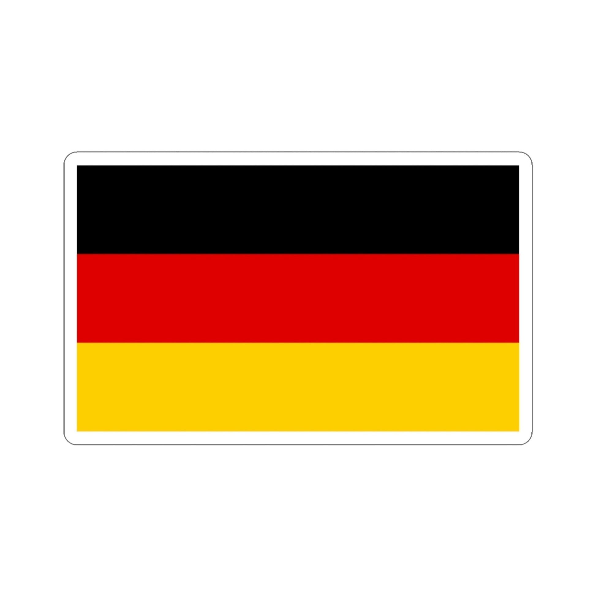 Flag of Germany STICKER Vinyl Die-Cut Decal-2 Inch-The Sticker Space