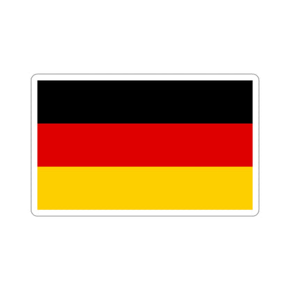 Flag of Germany STICKER Vinyl Die-Cut Decal-4 Inch-The Sticker Space