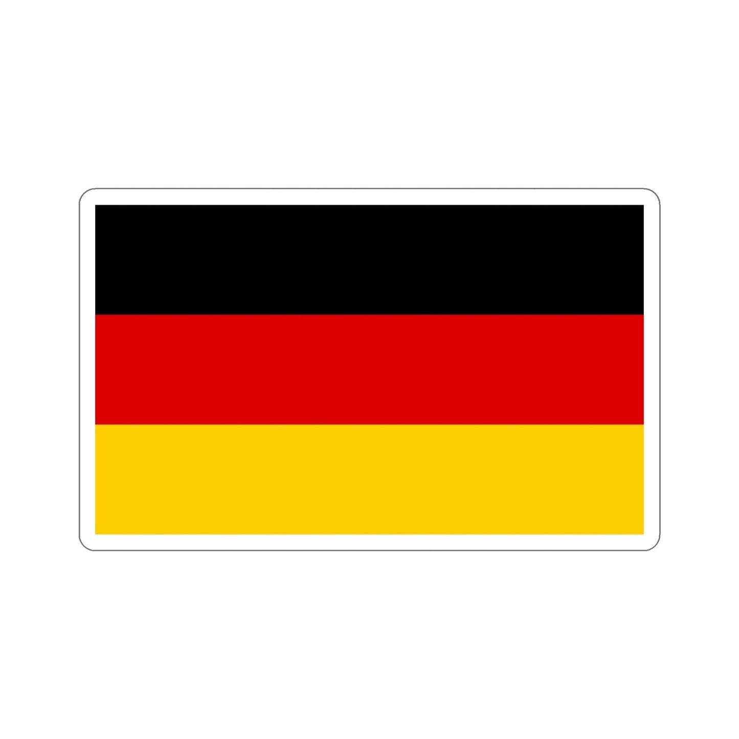 Flag of Germany STICKER Vinyl Die-Cut Decal-6 Inch-The Sticker Space