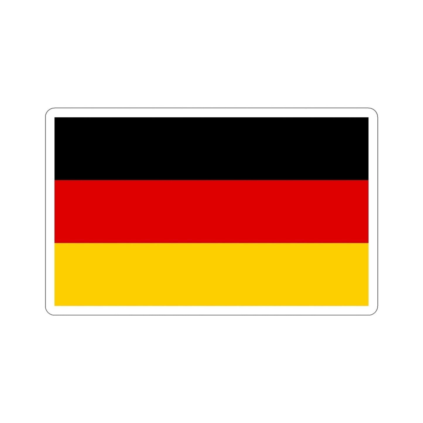 Flag of Germany STICKER Vinyl Die-Cut Decal-6 Inch-The Sticker Space