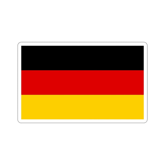 Flag of Germany STICKER Vinyl Die-Cut Decal-6 Inch-The Sticker Space