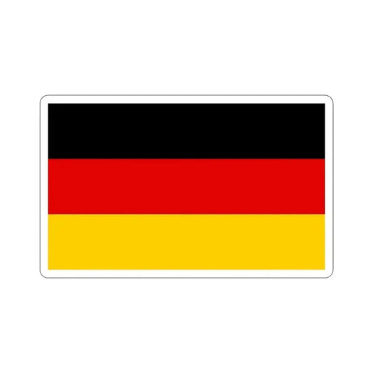 Flag of Germany STICKER Vinyl Die-Cut Decal 6 Inch - The Sticker Space