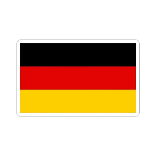 Flag of Germany STICKER Vinyl Die-Cut Decal 6 Inch - The Sticker Space