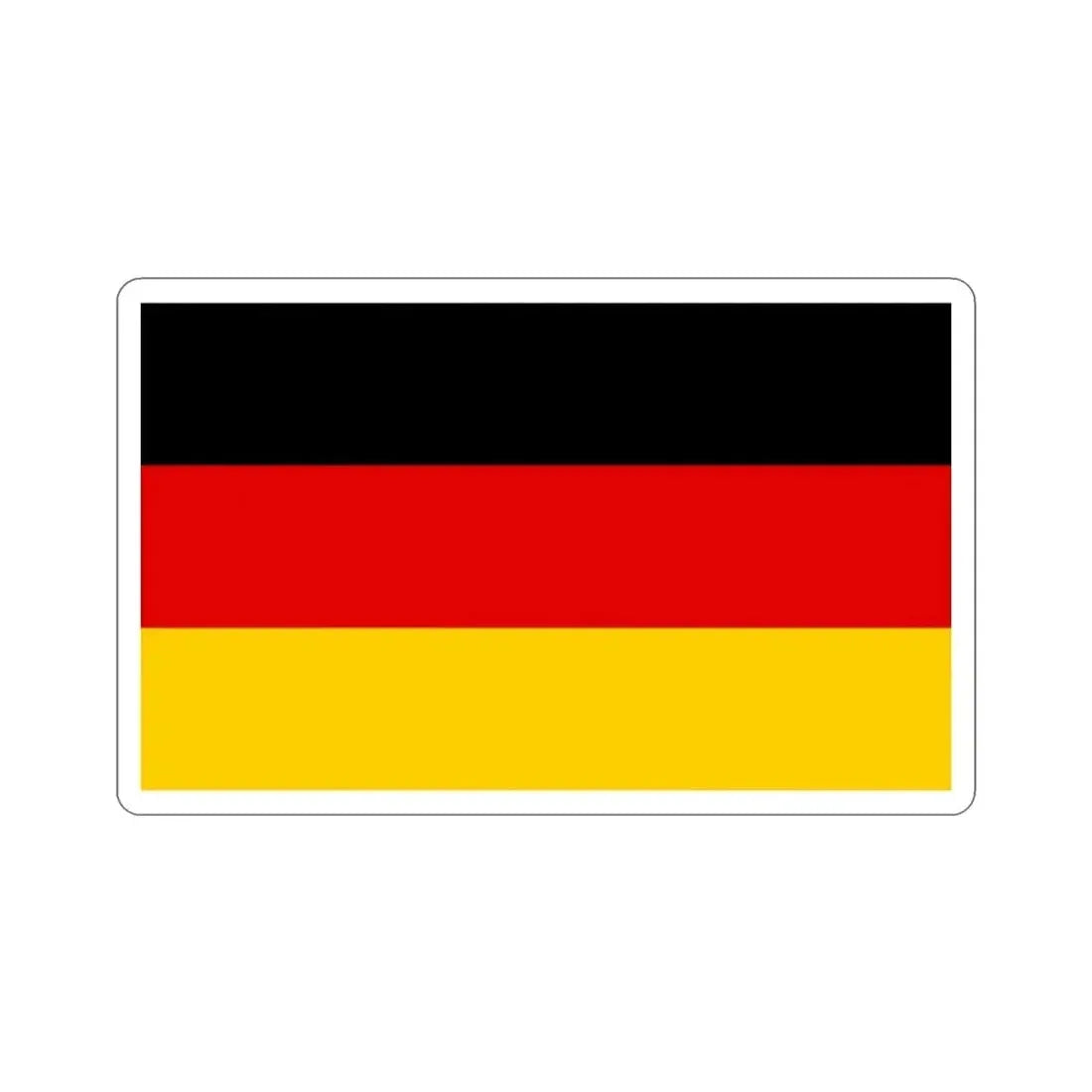 Flag of Germany STICKER Vinyl Die-Cut Decal - The Sticker Space