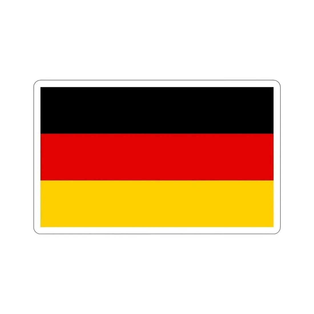 Flag of Germany STICKER Vinyl Die-Cut Decal - The Sticker Space