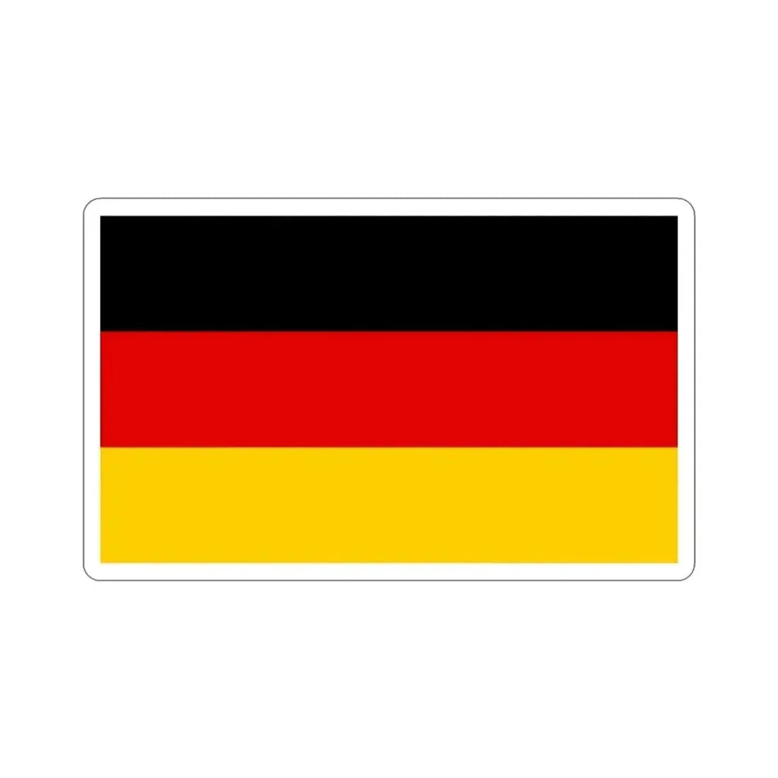 Flag of Germany STICKER Vinyl Die-Cut Decal - The Sticker Space