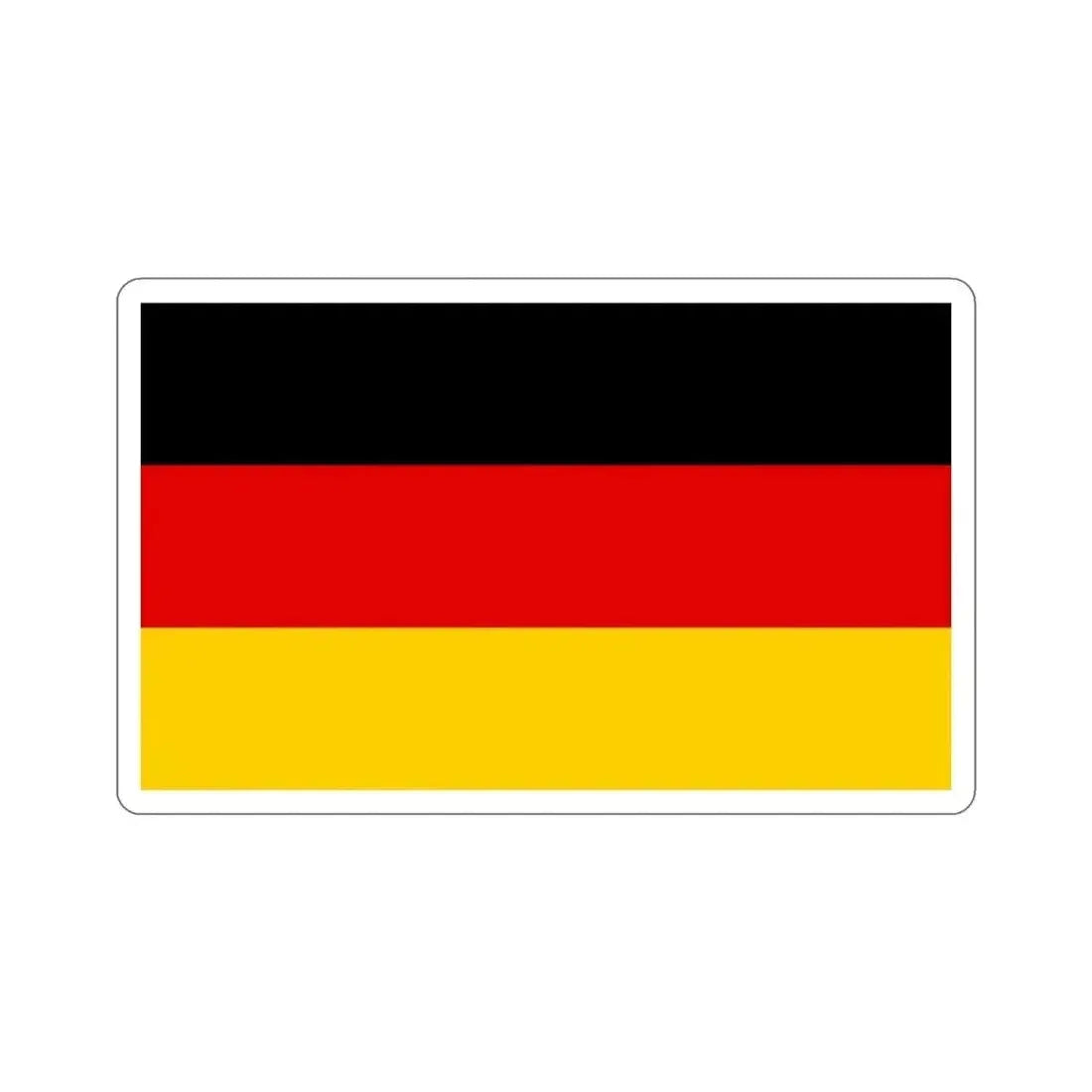 Flag of Germany STICKER Vinyl Die-Cut Decal - The Sticker Space