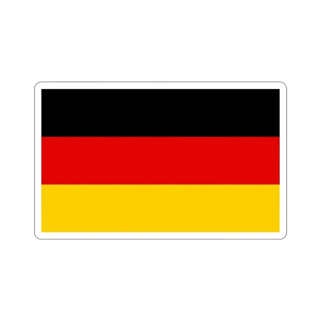 Flag of Germany STICKER Vinyl Die-Cut Decal - The Sticker Space
