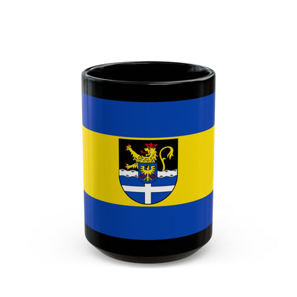 Flag of Germersheim Germany - Black Coffee Mug-15oz-The Sticker Space