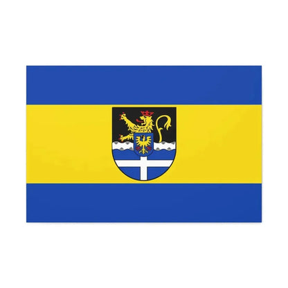 Flag of Germersheim Germany - Canvas Wall Art 36" x 24" 1.25" - The Sticker Space