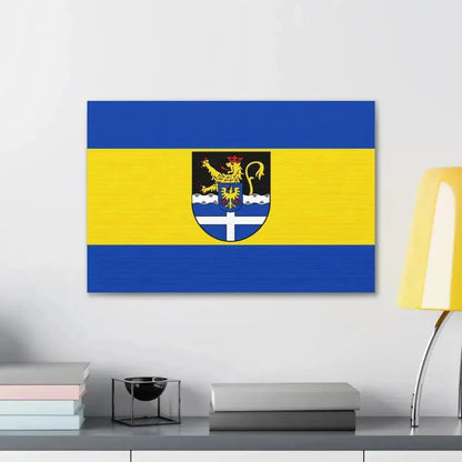 Flag of Germersheim Germany - Canvas Wall Art - The Sticker Space