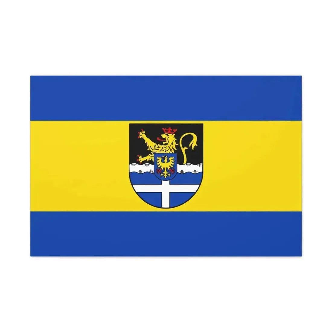 Flag of Germersheim Germany - Canvas Wall Art - The Sticker Space