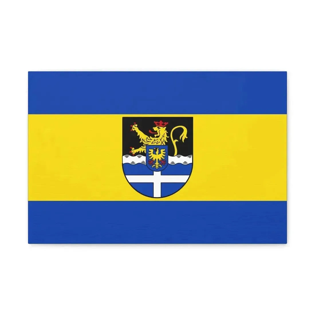 Flag of Germersheim Germany - Canvas Wall Art - The Sticker Space