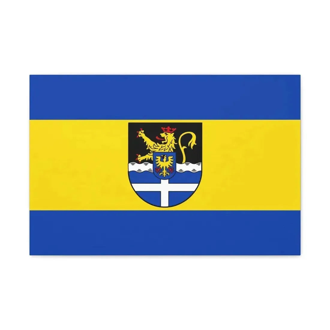 Flag of Germersheim Germany - Canvas Wall Art - The Sticker Space