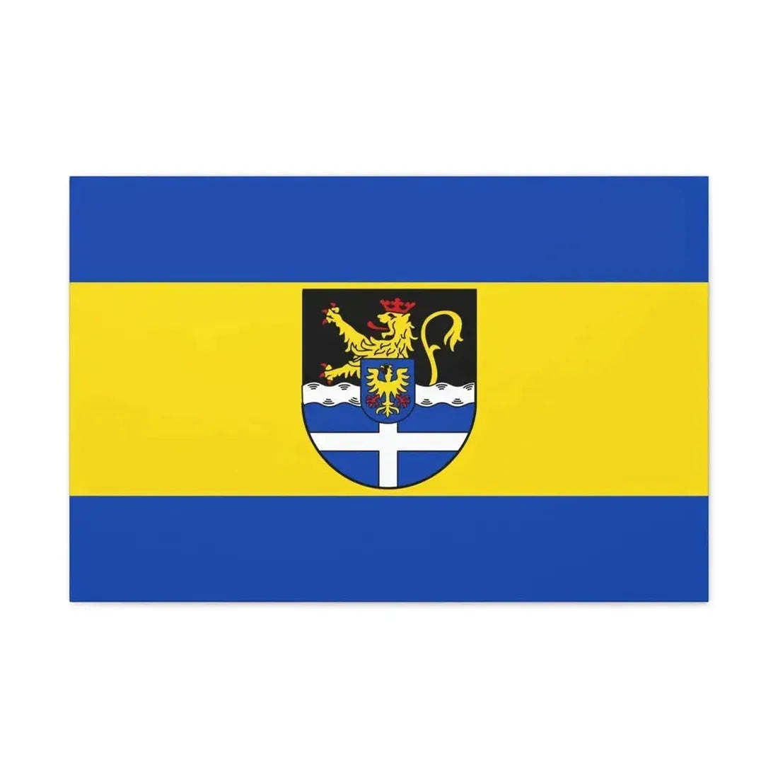 Flag of Germersheim Germany - Canvas Wall Art - The Sticker Space