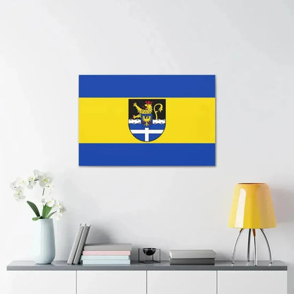 Flag of Germersheim Germany - Canvas Wall Art - The Sticker Space