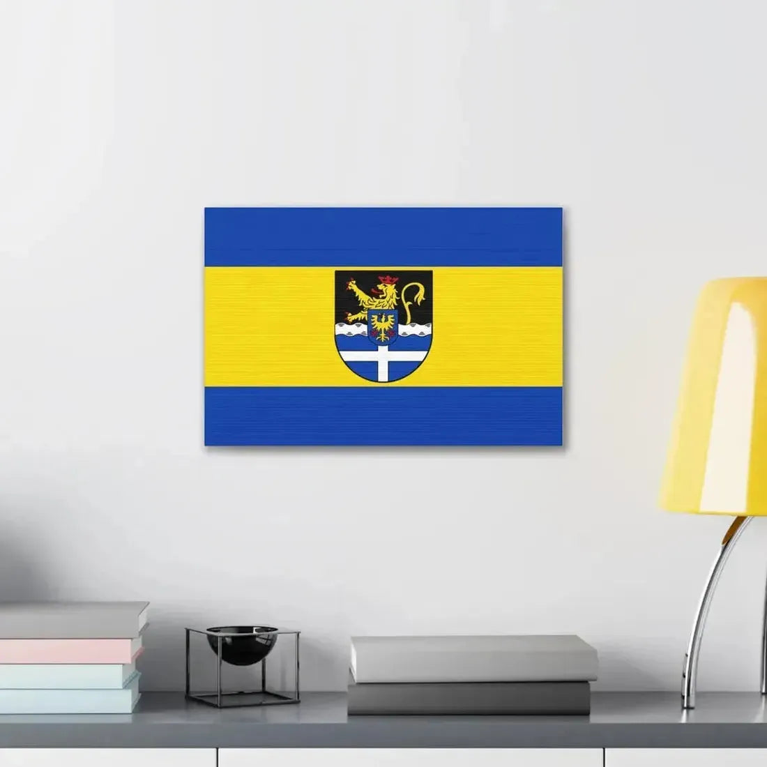 Flag of Germersheim Germany - Canvas Wall Art - The Sticker Space