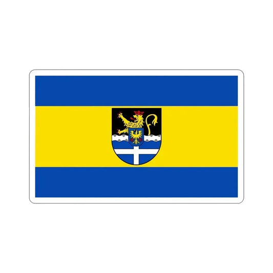 Flag of Germersheim Germany STICKER Vinyl Die-Cut Decal 2 Inch - The Sticker Space