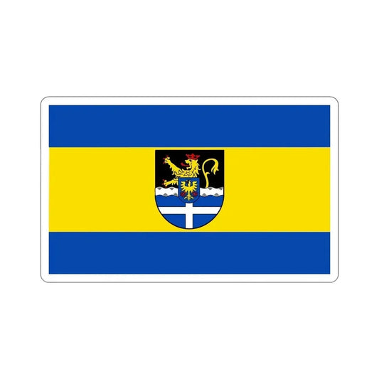 Flag of Germersheim Germany STICKER Vinyl Die-Cut Decal 2 Inch - The Sticker Space