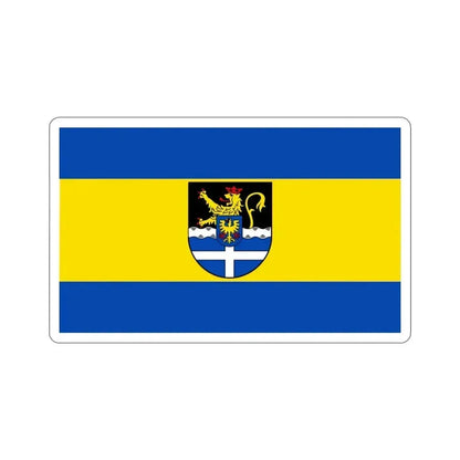Flag of Germersheim Germany STICKER Vinyl Die-Cut Decal 3 Inch - The Sticker Space