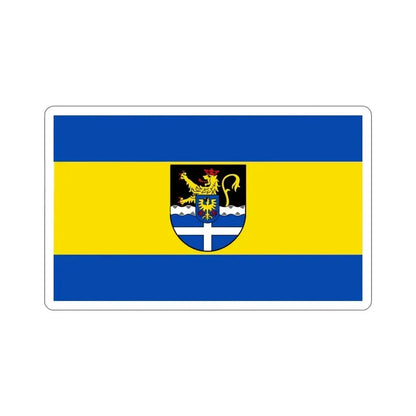 Flag of Germersheim Germany STICKER Vinyl Die-Cut Decal 3 Inch - The Sticker Space