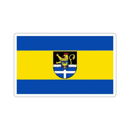 Flag of Germersheim Germany STICKER Vinyl Die-Cut Decal 4 Inch - The Sticker Space