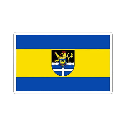 Flag of Germersheim Germany STICKER Vinyl Die-Cut Decal 4 Inch - The Sticker Space