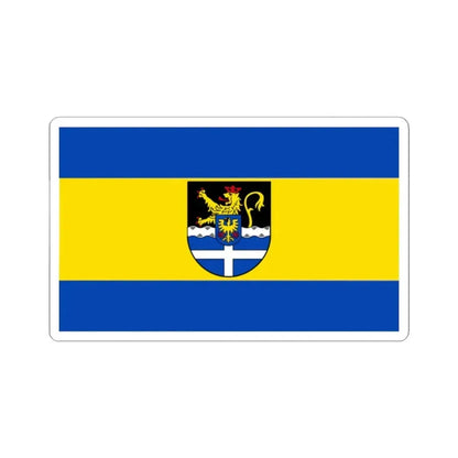 Flag of Germersheim Germany - STICKER Vinyl Kiss-Cut Decal 2 Inch White - The Sticker Space