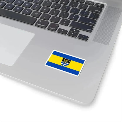 Flag of Germersheim Germany - STICKER Vinyl Kiss-Cut Decal - The Sticker Space