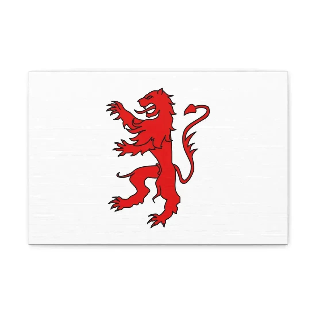 Flag of Gers France 2 - Canvas Wall Art 18″ x 12″ 1.25" - The Sticker Space