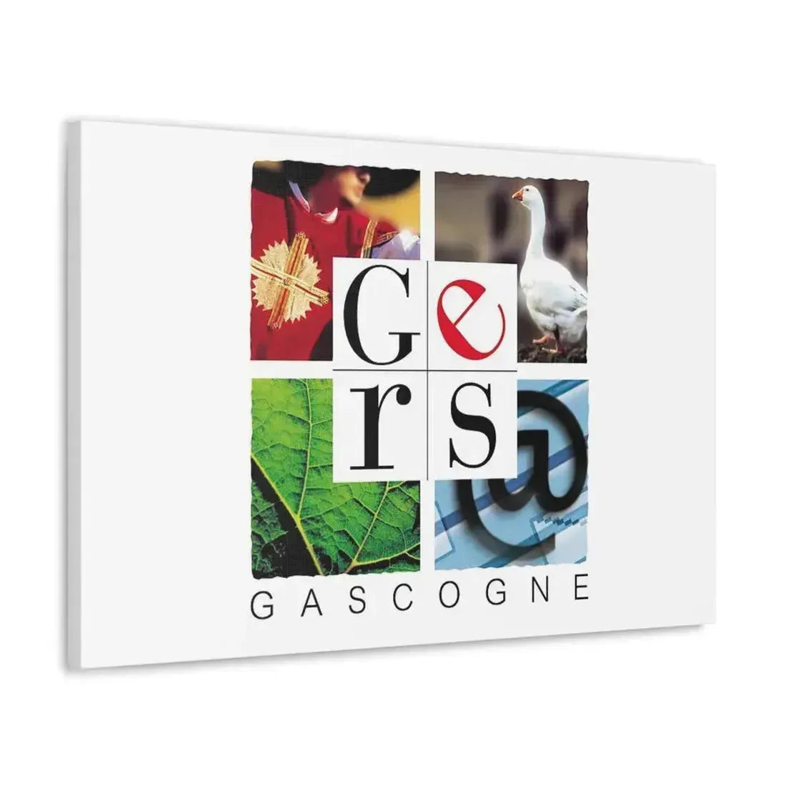 Flag of Gers France - Canvas Wall Art - The Sticker Space