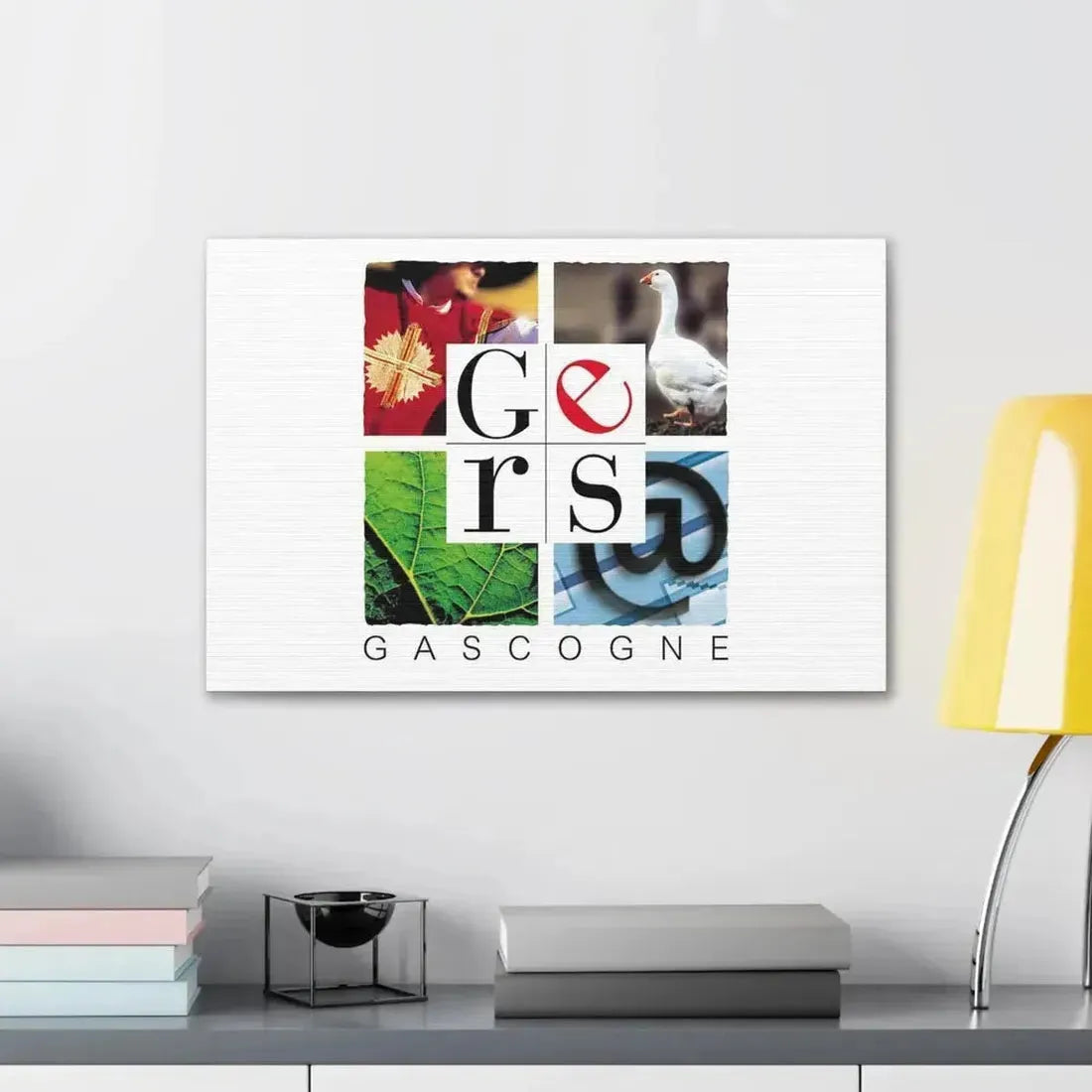 Flag of Gers France - Canvas Wall Art - The Sticker Space