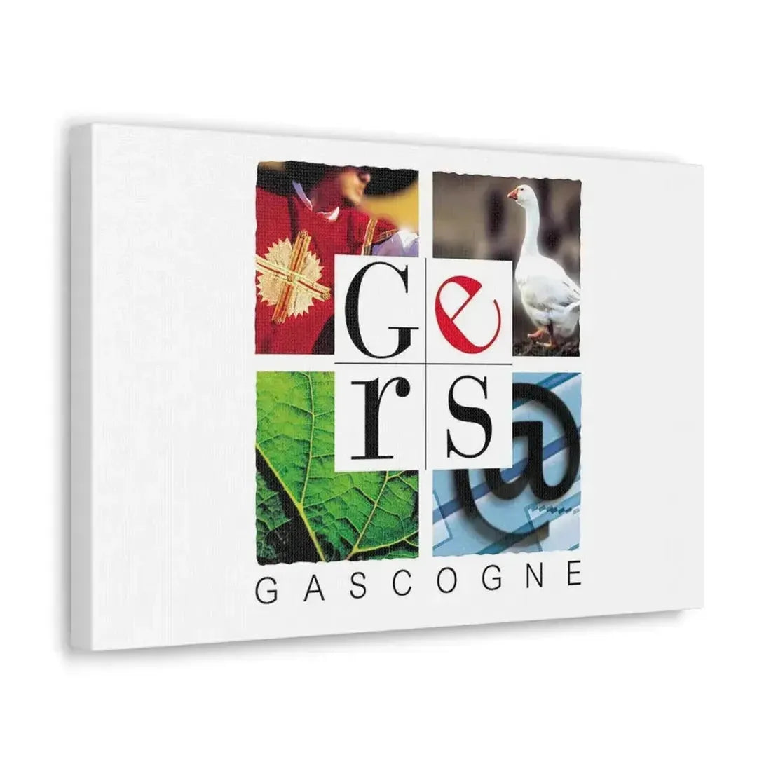 Flag of Gers France - Canvas Wall Art - The Sticker Space