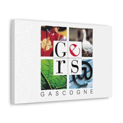 Flag of Gers France - Canvas Wall Art - The Sticker Space