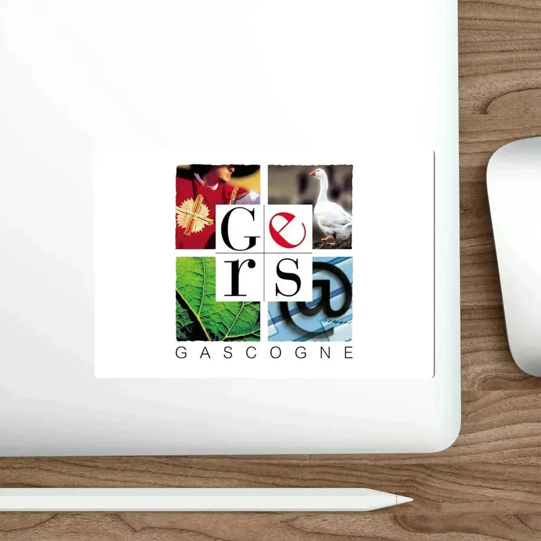 Flag of Gers France STICKER Vinyl Die-Cut Decal - The Sticker Space