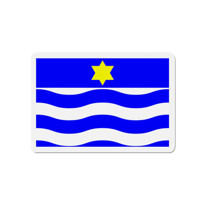 Flag of Għajnsielem Malta - Die-Cut Magnet-4" x 4"-The Sticker Space