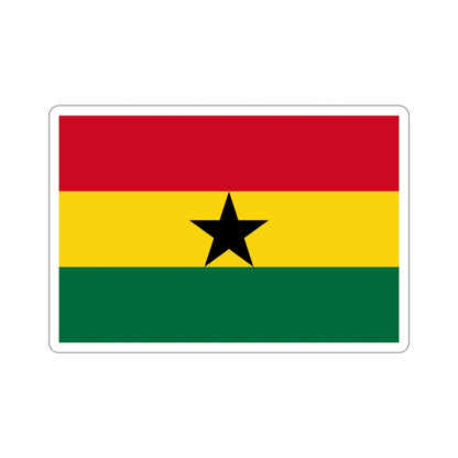 Flag of Ghana STICKER Vinyl Die-Cut Decal-5 Inch-The Sticker Space