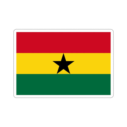 Flag of Ghana STICKER Vinyl Die-Cut Decal-6 Inch-The Sticker Space