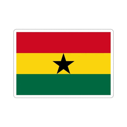 Flag of Ghana STICKER Vinyl Die-Cut Decal - The Sticker Space