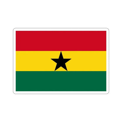 Flag of Ghana STICKER Vinyl Die-Cut Decal - The Sticker Space