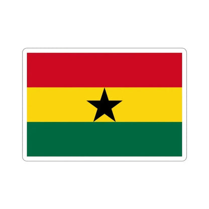 Flag of Ghana STICKER Vinyl Die-Cut Decal - The Sticker Space