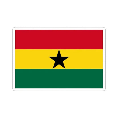 Flag of Ghana STICKER Vinyl Die-Cut Decal - The Sticker Space