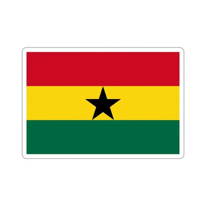 Flag of Ghana STICKER Vinyl Die-Cut Decal - The Sticker Space