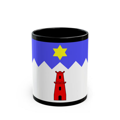 Flag of Gharb Malta - Black Coffee Mug-11oz-The Sticker Space